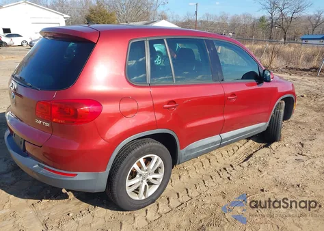 2013 Volkswagen Tiguan S from USA, damaged, VIN WVGAV7AX6DW023338
